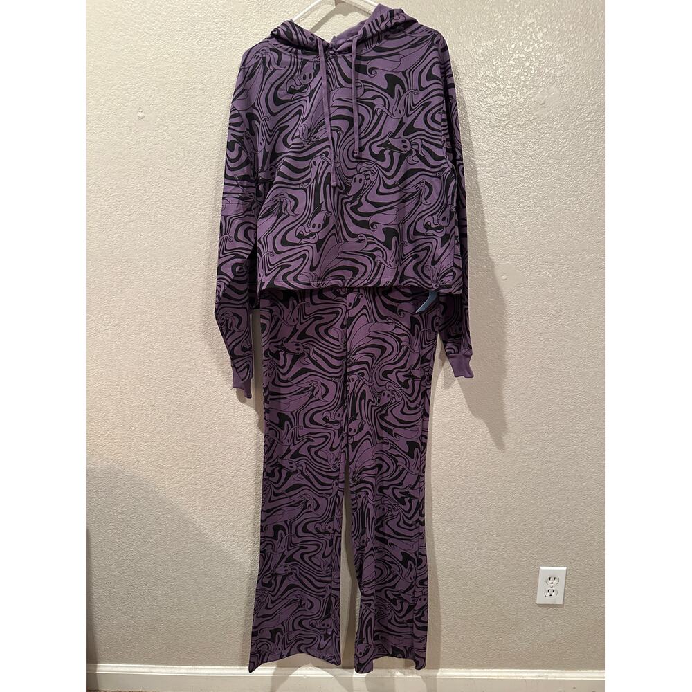 NWT Disney Parks NBC Nightmare Before Christmas Lounge SET Hoodie Yoga Pants XL